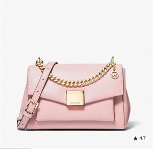 Michael Kors Lita Medium Leather Crossbody Bag